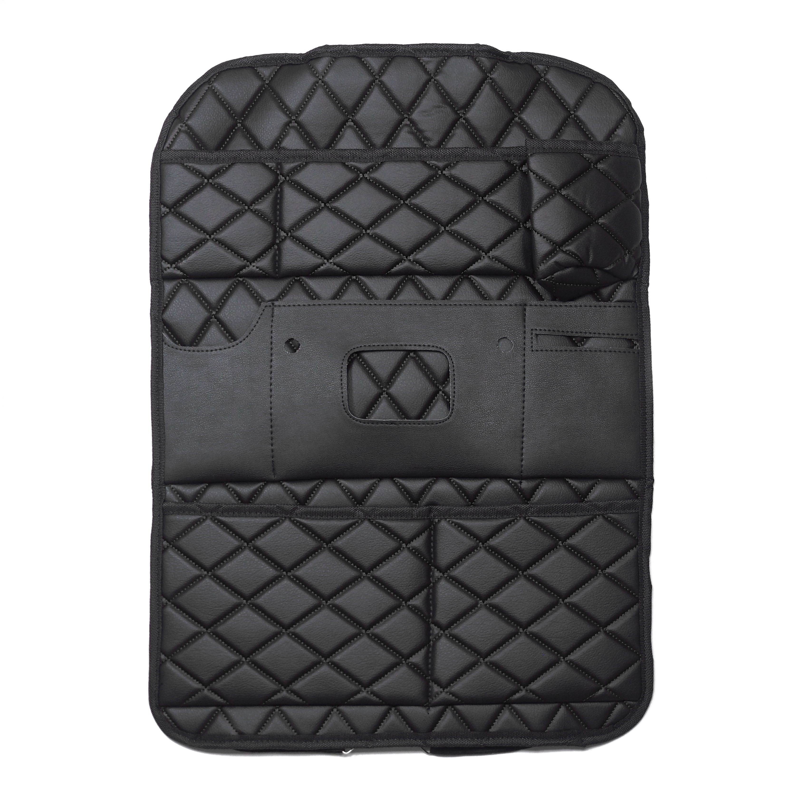 Wimbledon Oto Koltuk Arkası Düzenleyici Nakışlı Deri Organizer 44 X 62 CM  / 1 Adet - Koltuk Arkası Organizer