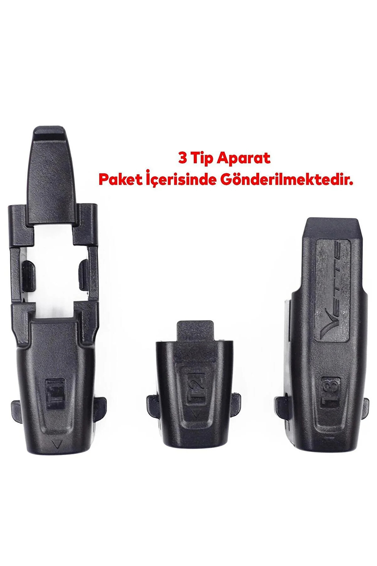Vette Plus Multifit 660 mm Muz Silecek Araba Araç Otomobil Oto Ön Cam Silecek Silgeç - 1 Adet - Aparatlı Silecek