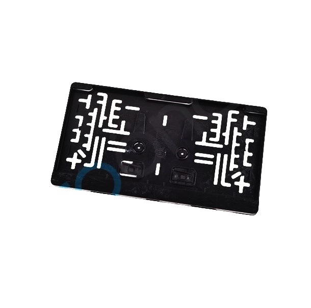 Plastik Plaka Altlığı Siyah (KARE) 31 X 17.5 CM / 1 Adet - Plastik Plakalık