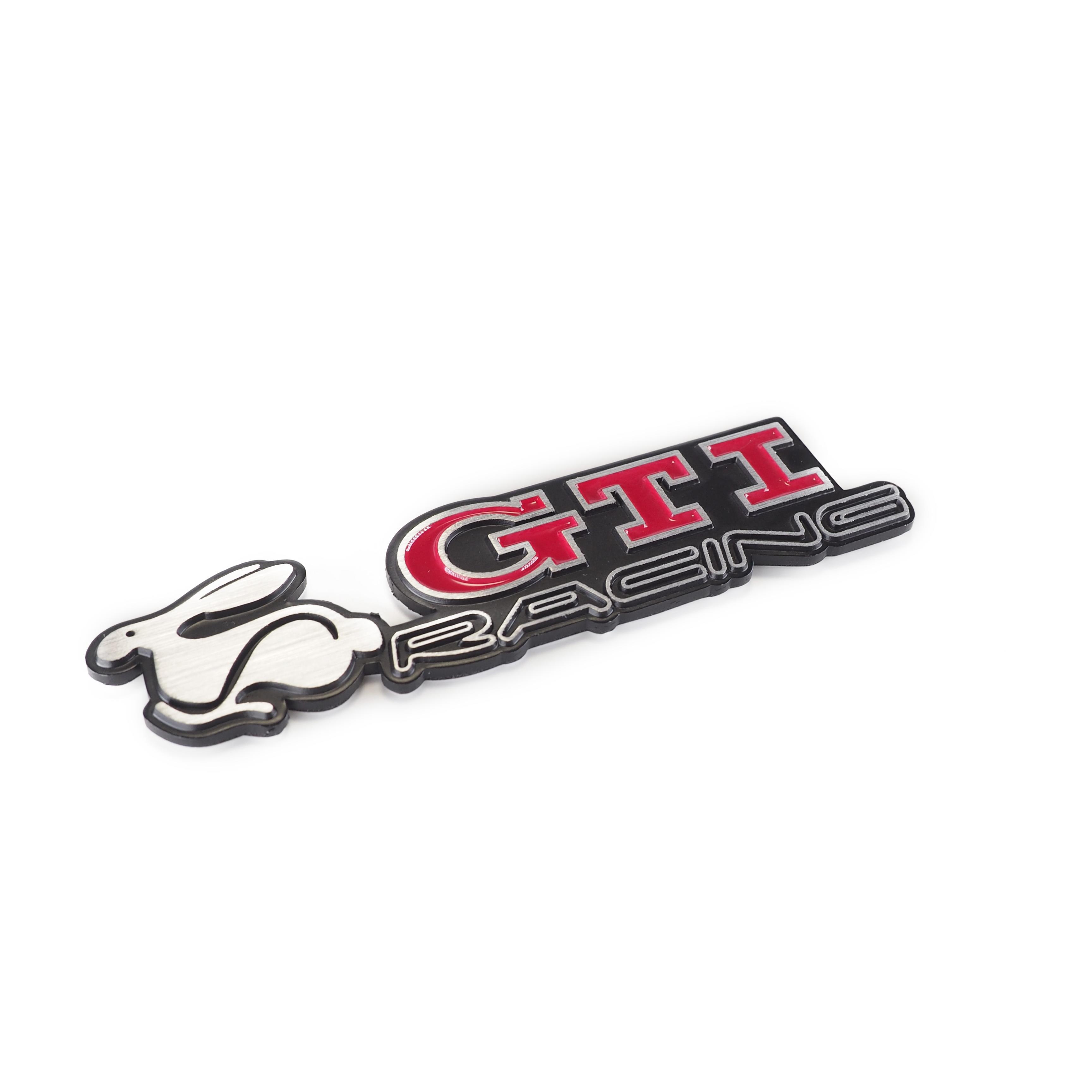 GTI Racing Yazılı Araç Arma Metal Sticker - Arma & Sticker