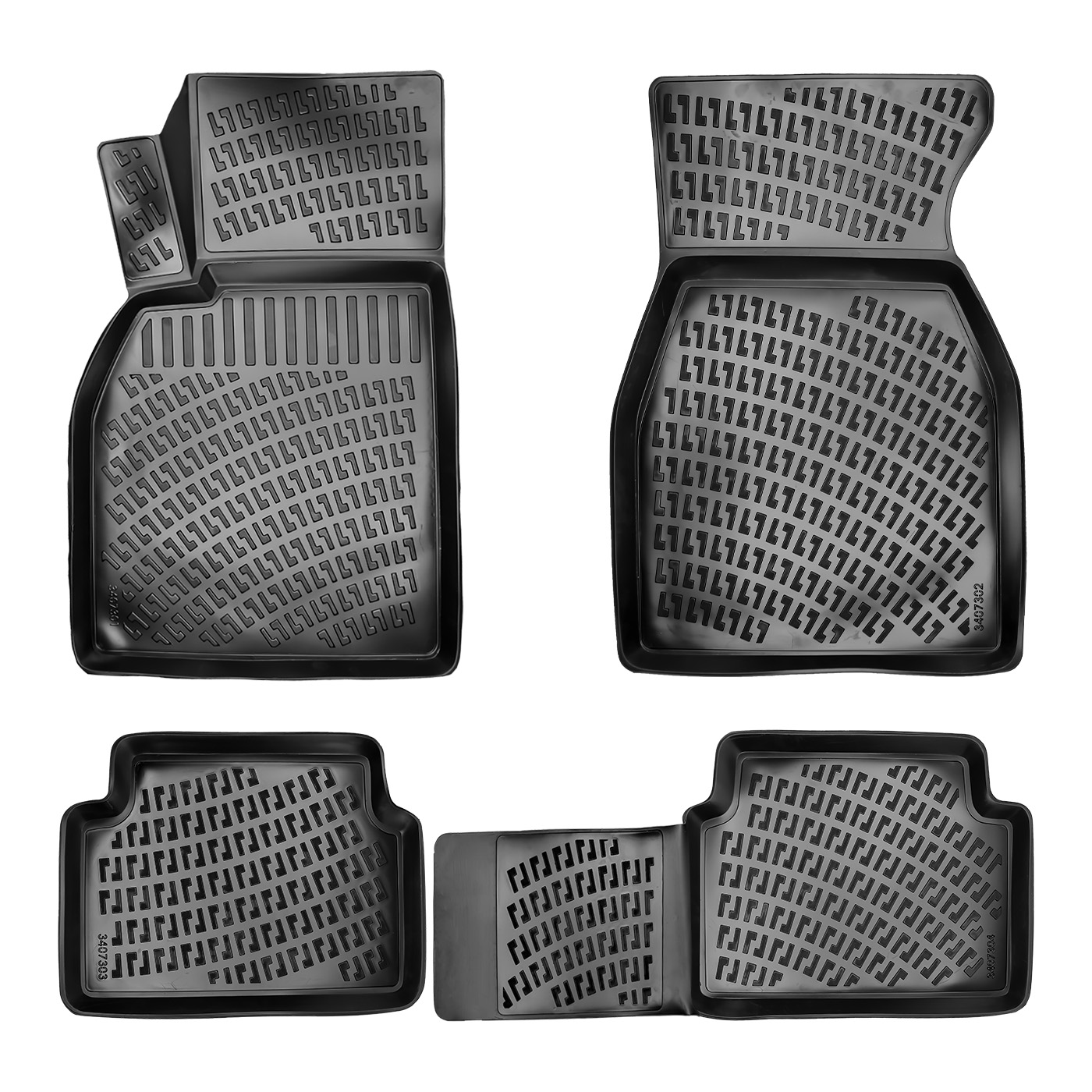 Rizline Renault Megane 2 04-10 / 3D Tam Uyumlu Havuzlu Paspas - Tam Uyumlu Paspas (Sahler-Rizline-Lider)