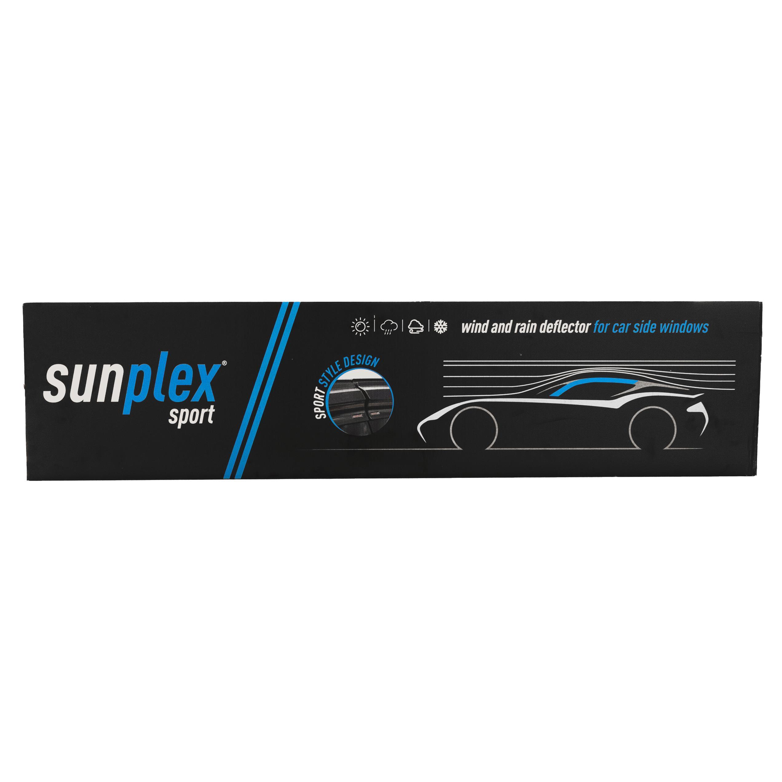 Skoda Super (2015-2019) Kromlu Cam Rüzgarlığı - 4Lü / Sunplex - Cam Rüzgarlığı
