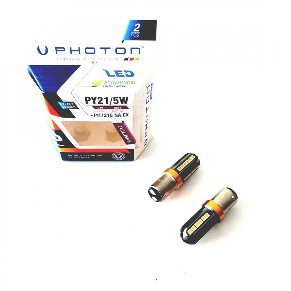 Photon P21/5W Çift Duy Turuncu Can-Bus Exclusive Serisi Ph7216 Naex - Sinyal