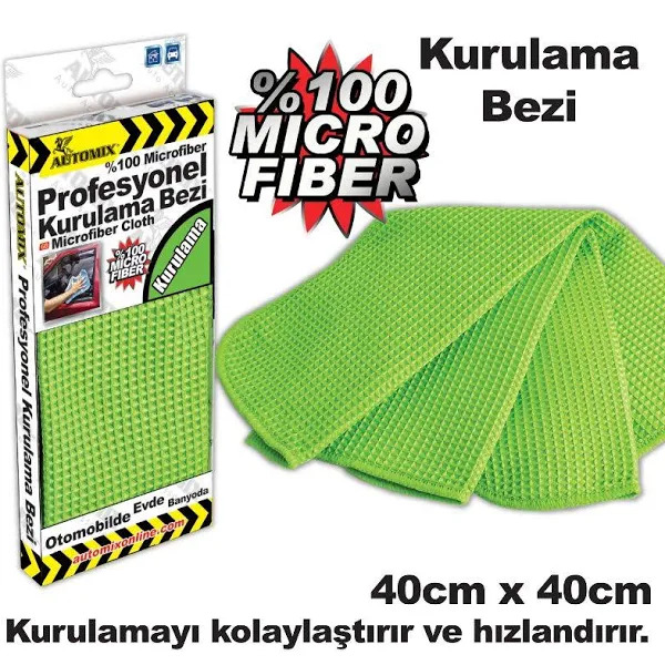 Automix 3D Mikrofiber Kurulama Bezi - Mikrofiber Bez