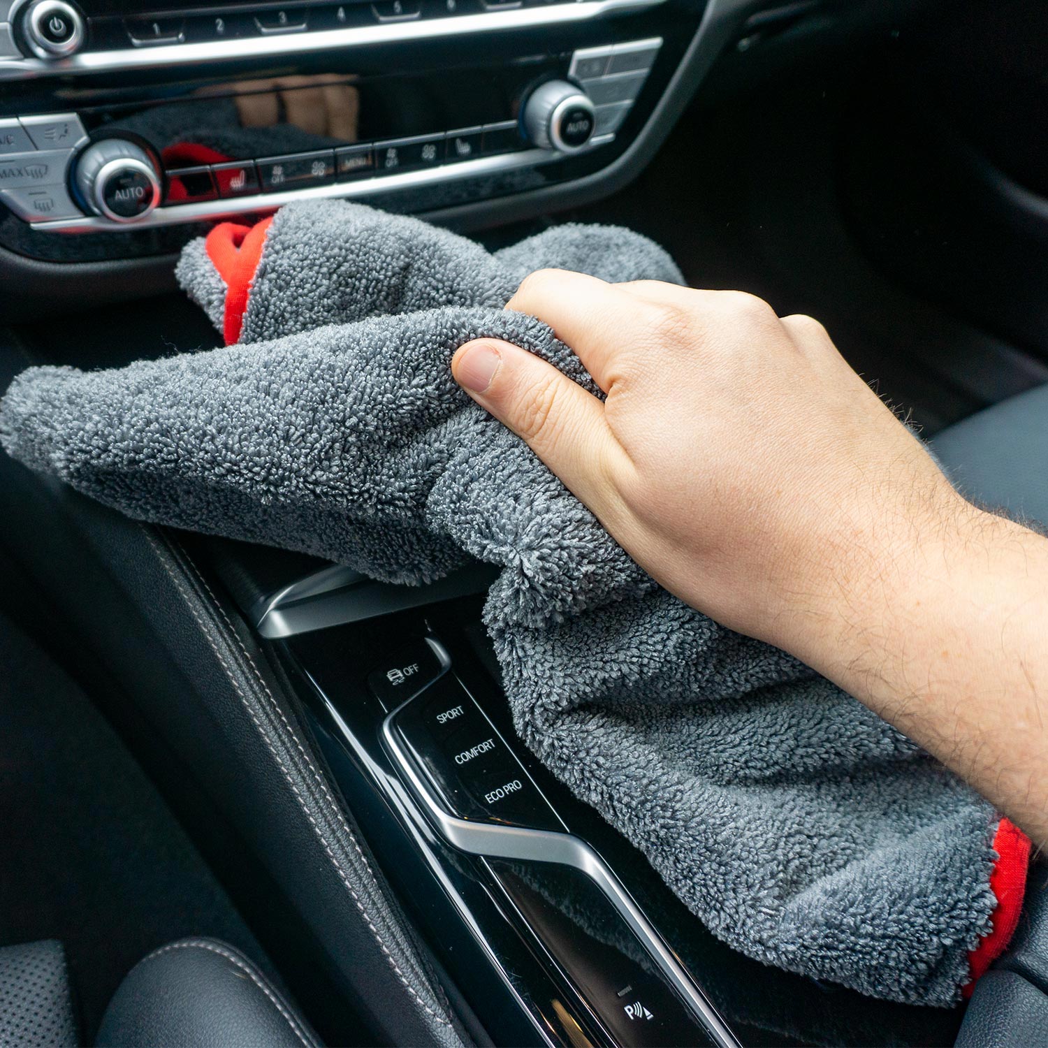 Automix Ultra Emici Gri Kurulama Bezi Çift Kat- 50x70 - Mikrofiber Bez