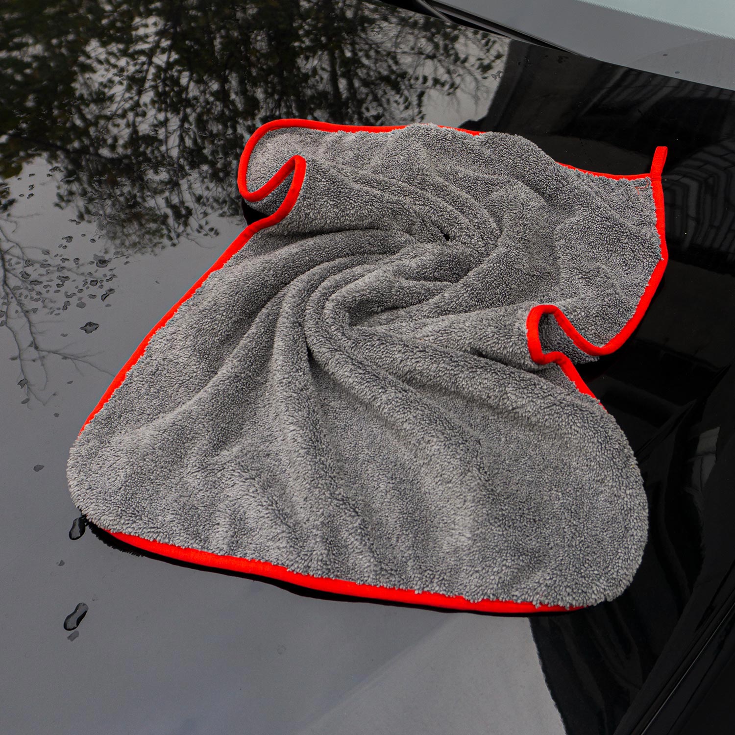 Automix Ultra Emici Gri Kurulama Bezi Çift Kat- 50x70 - Mikrofiber Bez
