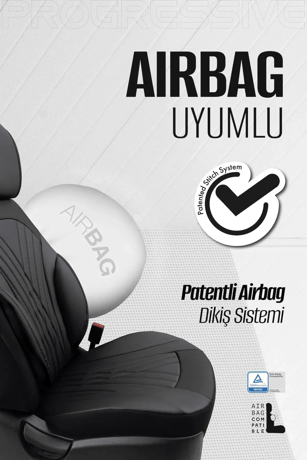 OTOM Progressive Deri Oto Koltuk Kılıfı - Binek - Görsel 6