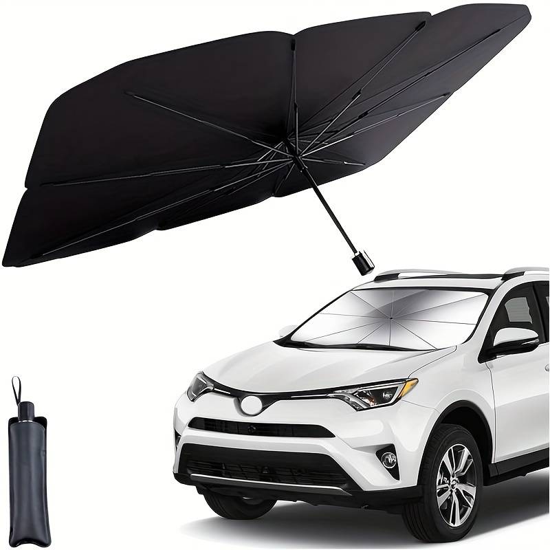Minibüs SUV Şemsiye Güneşlik  78Cm X 140Cm / Silver - Ön Güneşlik