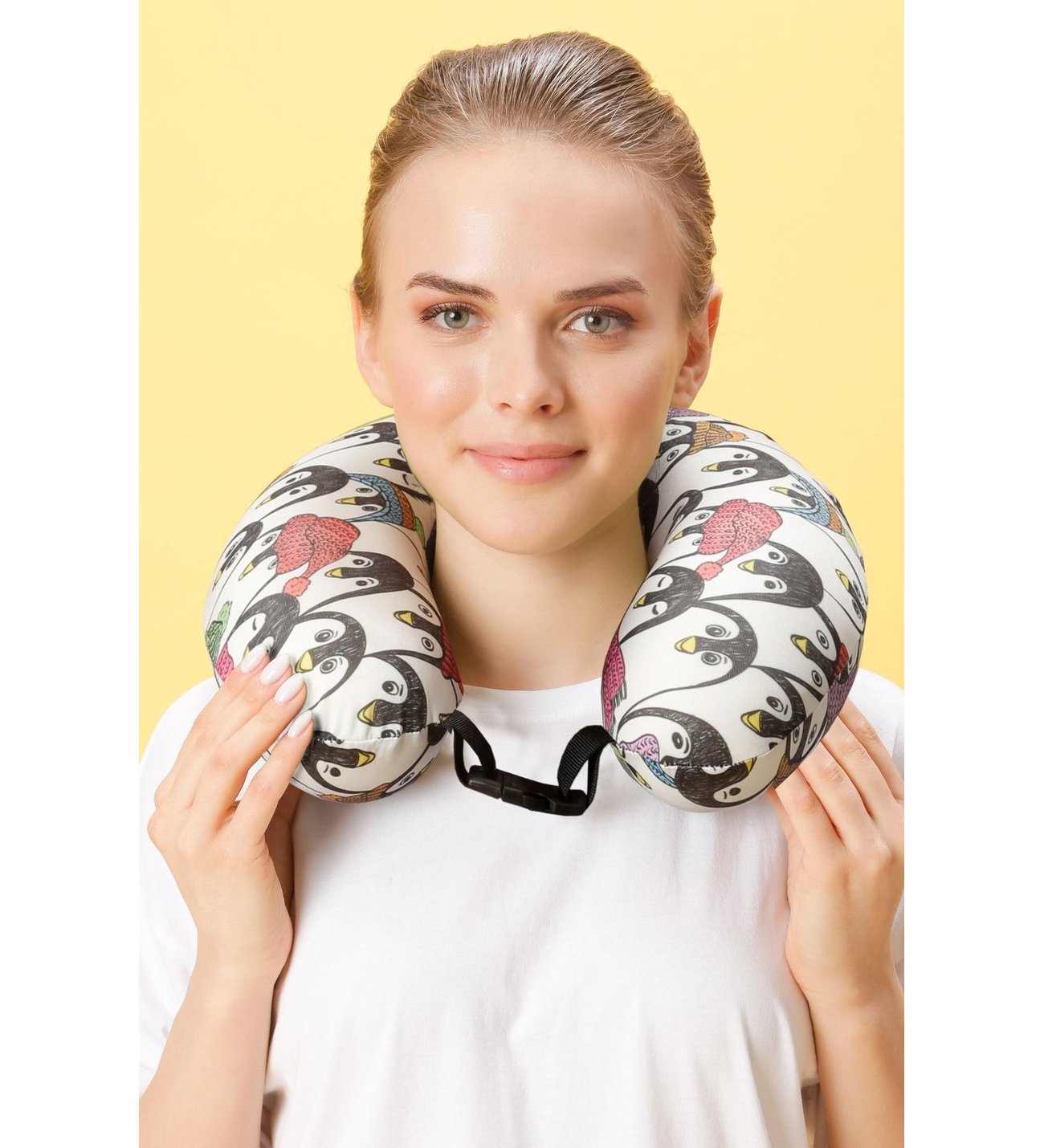 VİSKO Büyük Lüks Seyahat Yastığı (30*30*90 CM) / 1 Adet - Boyun Yastığı