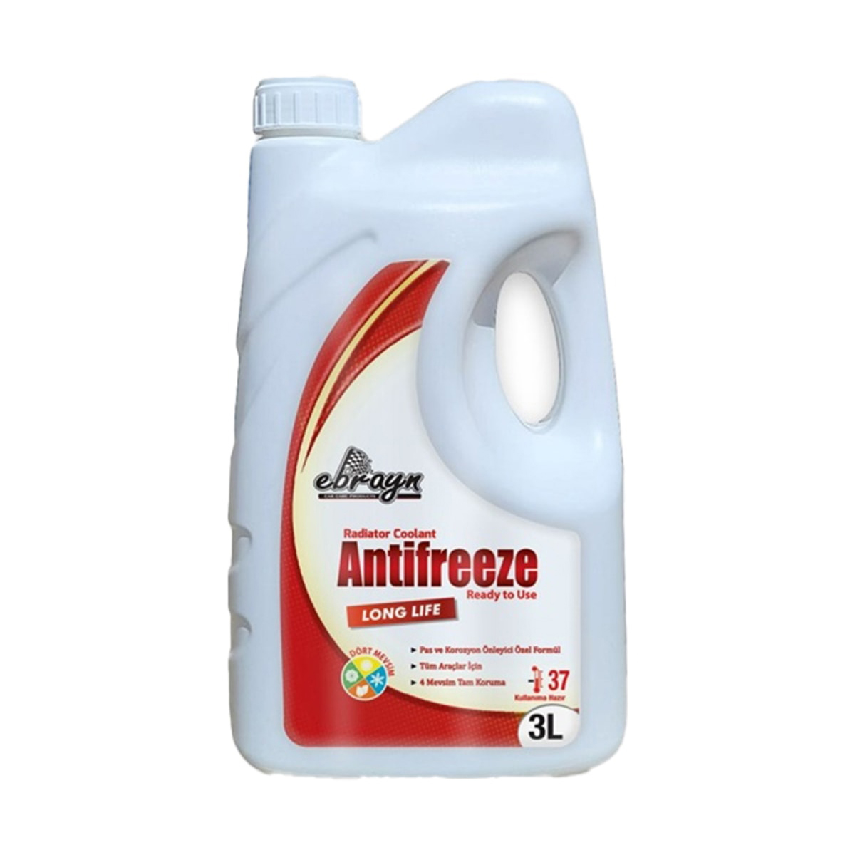 Ebrayn -37° Kırmızı Antifriz 3 LT - Antifriz