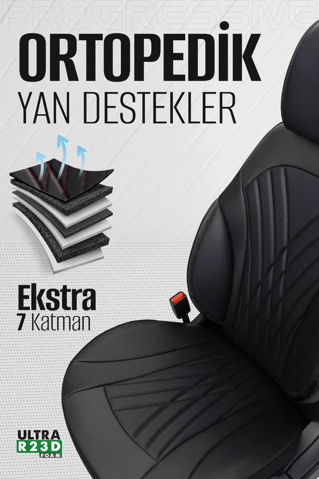 OTOM Progressive Deri Oto Koltuk Kılıfı - Binek - Görsel 7