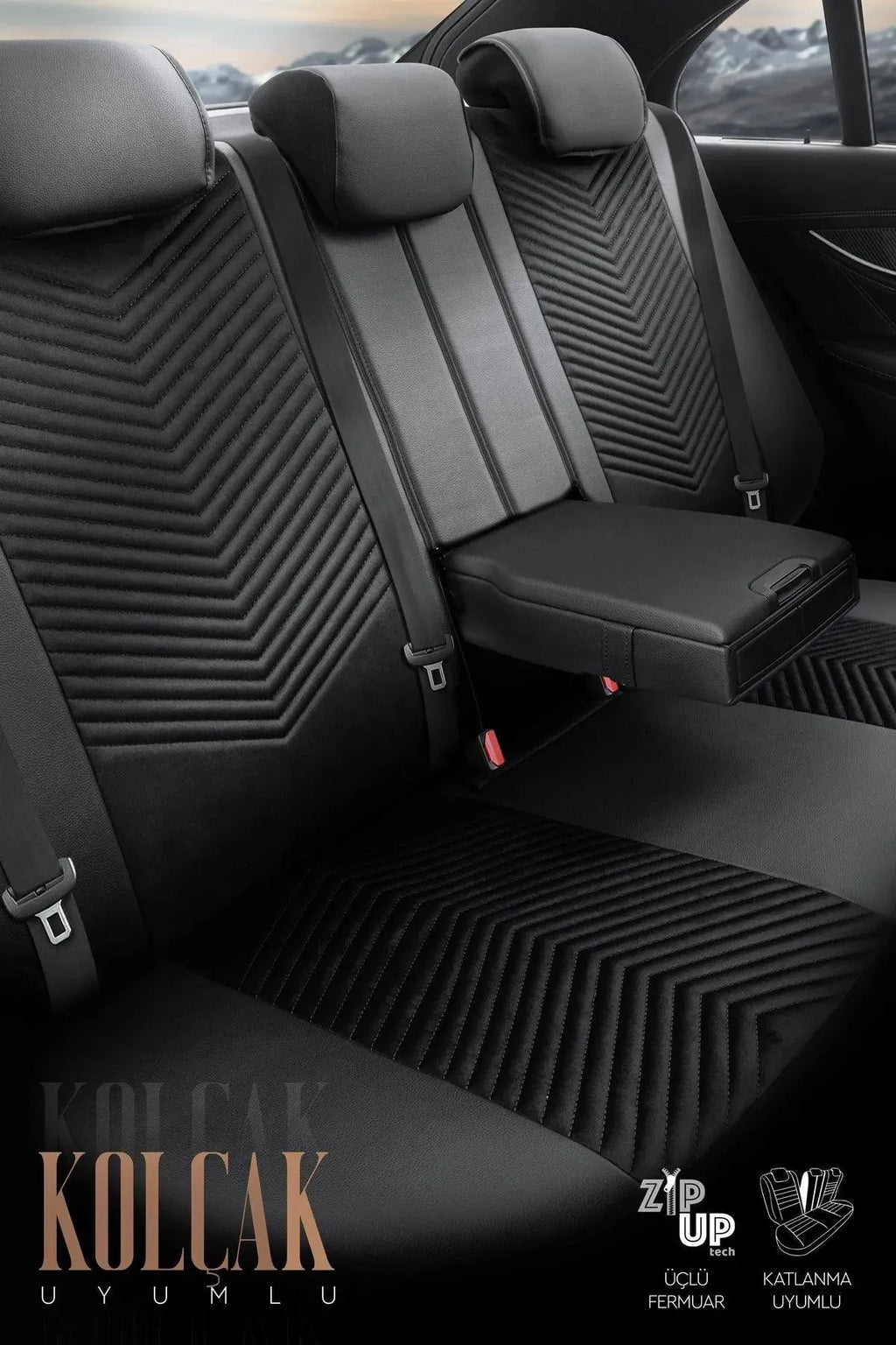 OTOM Advanced Tay Tüyü Oto Koltuk Kılıfı - Binek - Görsel 12
