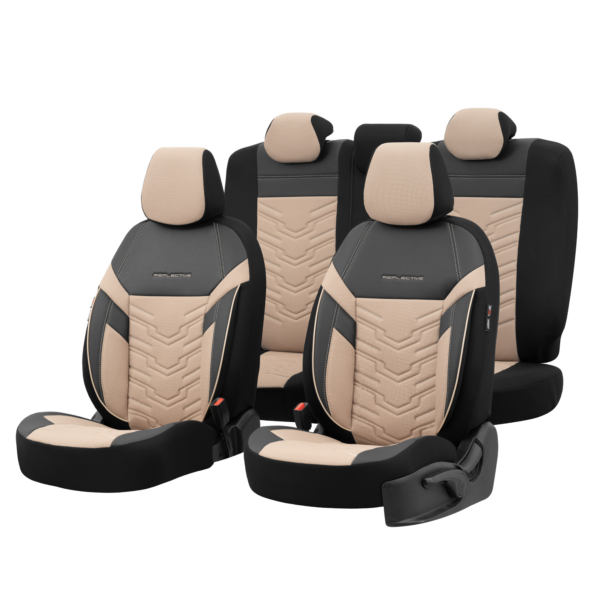 OTOM Reflective Oto Koltuk Kılıfı - Binek - Görsel 2