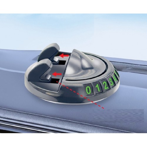 Dönebilen Yapışkanlı Numaratörlü Araç Telefon Tutucu - Numaratör