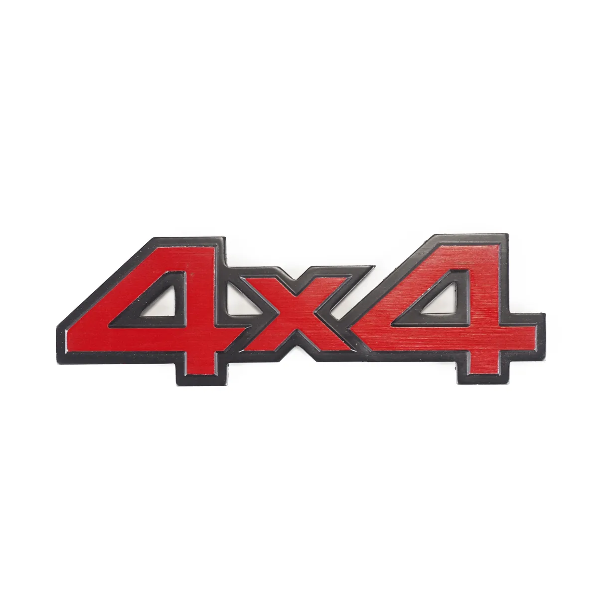 Kırmızı 4X4 Araç Arma Sticker / Metal 140 Mm X 42 Mm - Arma & Sticker