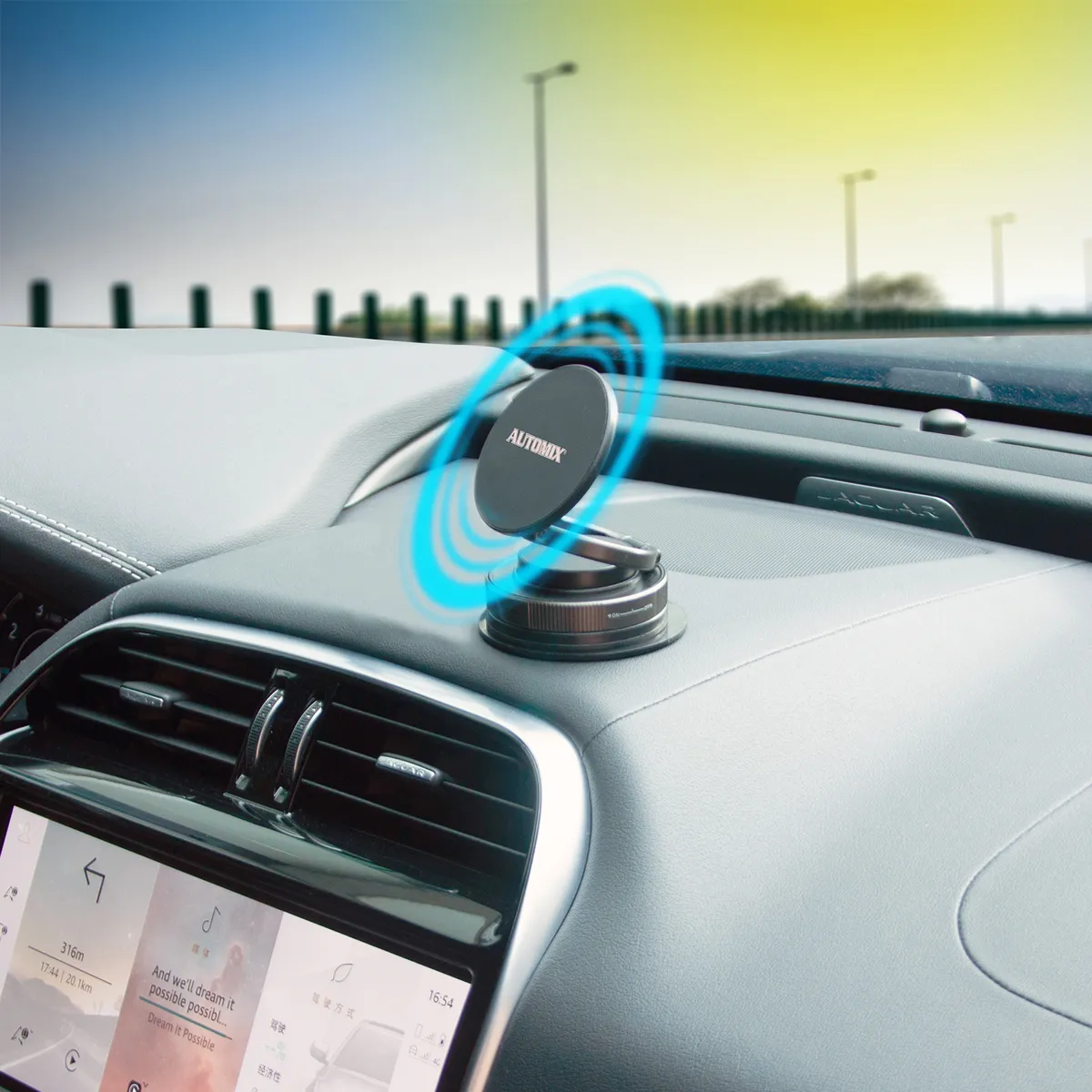 Automix Magsafe Çok Açılı Manyetik Araç Telefon Tutucu - Telefon Tutucu