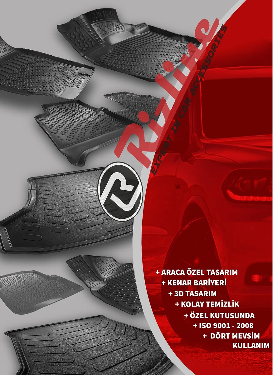 Rizline Fiat Egea Sd / 3D Tam Uyumlu Havuzlu Paspas - Tam Uyumlu Paspas (Sahler-Rizline-Lider)