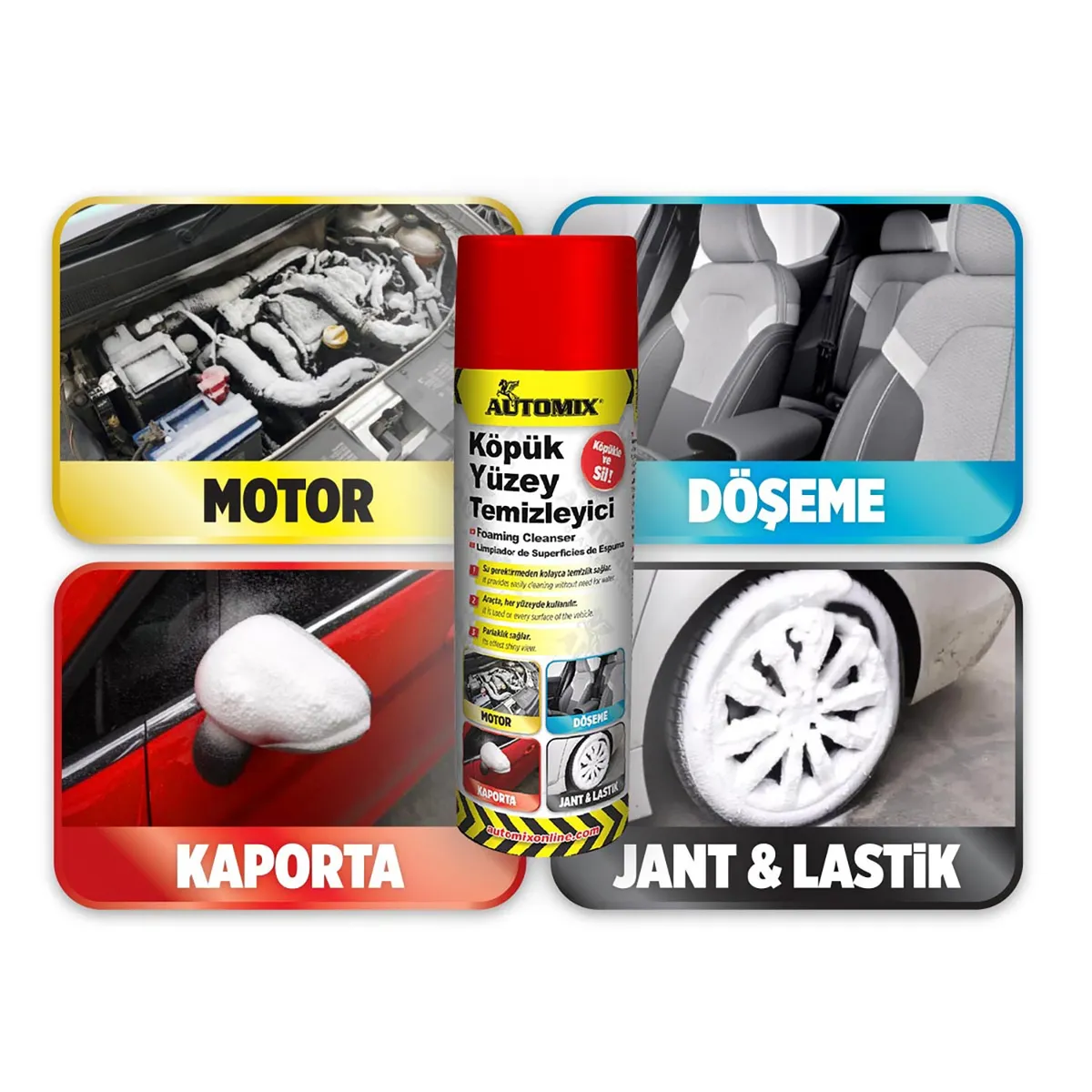 Automix Köpük Yüzey Temizleyici - Genel & Detay Temizlik