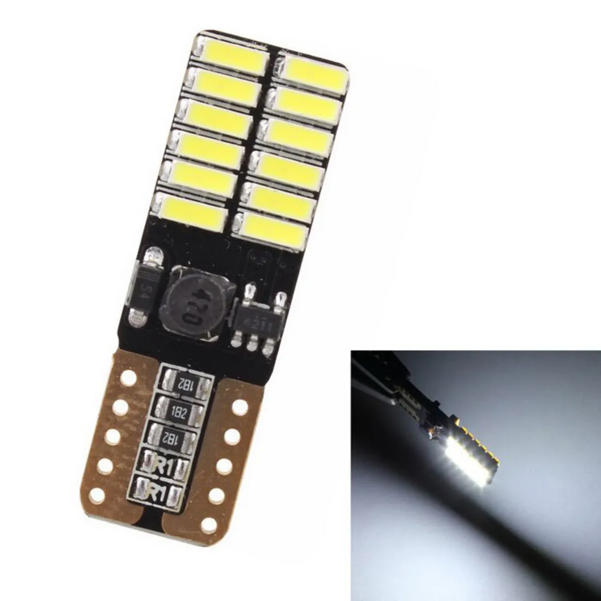 T10 Dipsiz Smd Park Ampulü 24 Ledli – Beyaz - Park LED