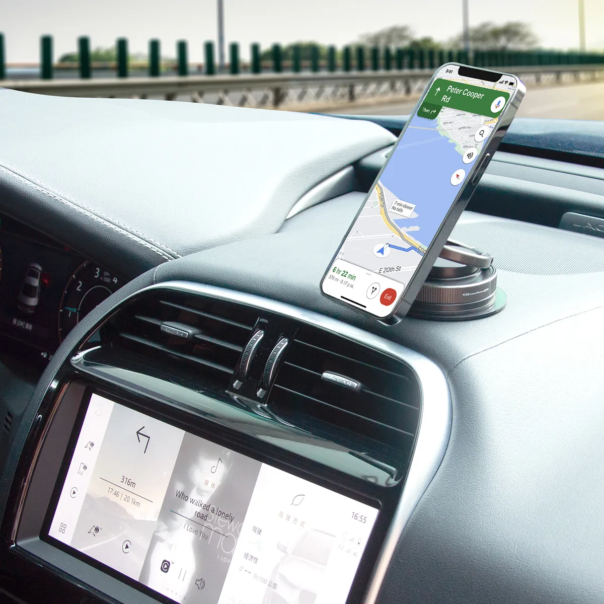 Automix Magsafe Çok Açılı Manyetik Araç Telefon Tutucu - Telefon Tutucu