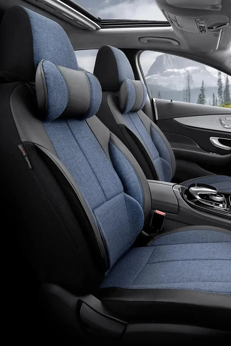 OTOM Voyager Boyun Yastıklı Oto Koltuk Kılıfı - Binek - Görsel 3