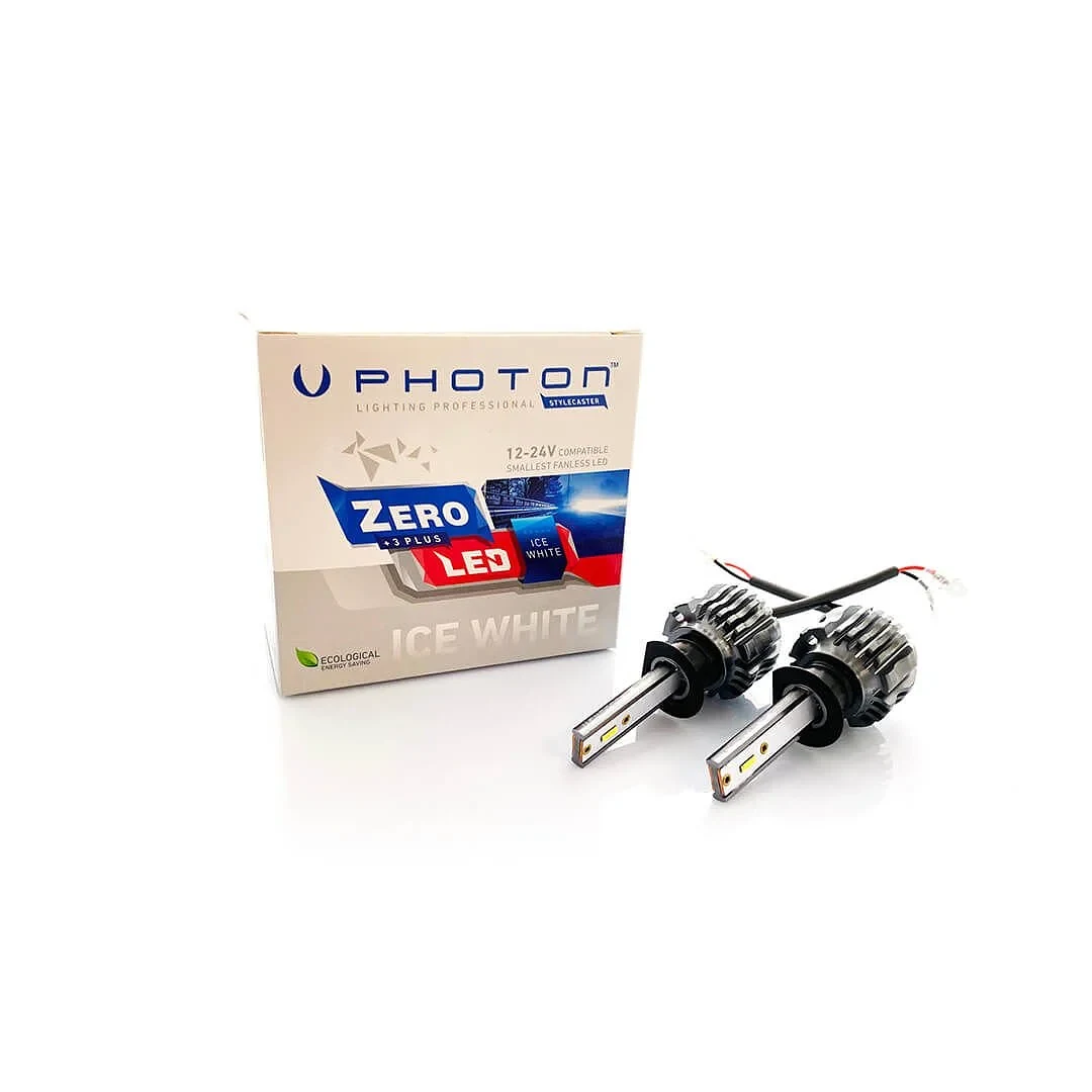 Photon Zero Hb3-Hb4 +3 Plus Fansız Led - Buz Mavi - Xenon LED