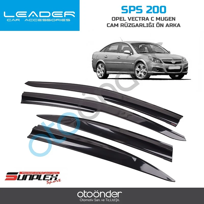 Opel Vectra C 2004-2010 Cam Rüzgarlığı - 4Lü / Sunplex - Cam Rüzgarlığı