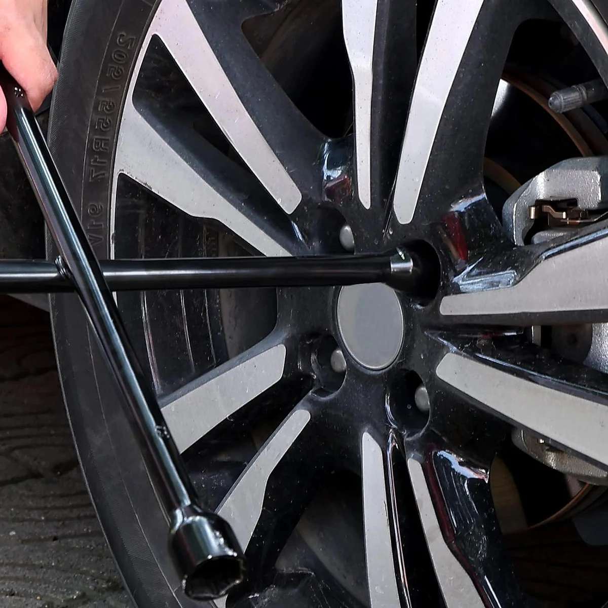 AUTOMİX 4 Ölçü Siyah Bijon Lastik Sökme Anahtarı - 17X19X21X23 - Bijon Anahtarı