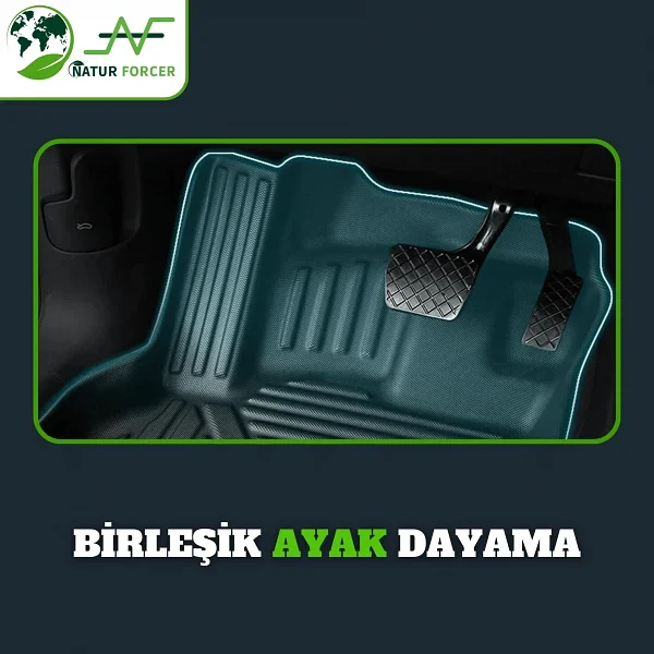 Natur Forcer Fiat Egea Sedan/ 3D Tam Uyumlu Havuzlu Paspas - Tam Uyumlu Paspas (Sahler-Rizline-Lider)