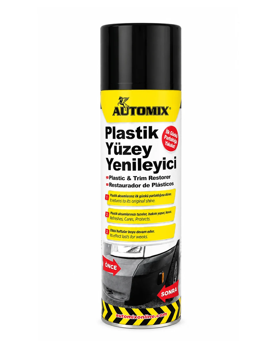 Automix Plastik Yüzey Yenileyici 500 Ml - Oto Bakım & Temizlik
