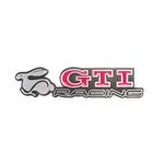 GTI Racing Yazılı Araç Arma Metal Sticker - Arma & Sticker