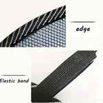 Bel Destekli Ergonomik File&Bambu Tam Boy Minder / Siyah - Bel Desteği