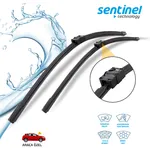 Sentinel ÖN Silecek Takım - BMW-3 E90 - 2005-2013 / 600mm 480mm - Araca Özel Ön Silecek TAKIM