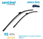 Sentinel ÖN Silecek Takım - Mercedes E-Clas ( W213 ) 2016 > / 600mm 550mm - Araca Özel Ön Silecek TAKIM