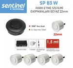 Sentinel Bip Ses İkazlı Park Sensörü - Beyaz 22 mm - Park Sensörü