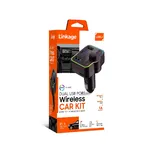 LKW-1 Bluetooth FM Transmitter Araç İçi Müzik Çalar USB Şarjlı Çakmaklık - Bluetooth AUX / FM Transmitter