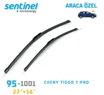 Sentinel ÖN Silecek Takım - Chery Tiggo 7 PRO / 550mm 410mm - Araca Özel Ön Silecek TAKIM