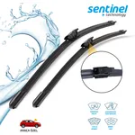 Sentinel ÖN Silecek Takım - Renault Clio5 / 06.2019-> / 700mm 300mm - Araca Özel Ön Silecek TAKIM