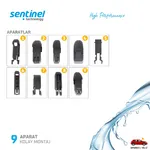 Sentinel Universal Aparatlı Muz Silecek Süpürgesi - 530mm / 1 Adet - Aparatlı Silecek