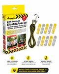 Automix Kamp / Piknik için Askılı Esnek Gergi Lastiği - Bagaj Lastiği
