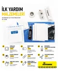 Automix Muayene Uyumlu Trafik Seti - Yangın Söndürücülü (Sert Eva Çanta) - Trafik seti - Görsel 4