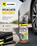 Automix Premium Patlak Lastik Tamir Spreyi 400 ML - 420 Gr. Sıvı Kauçuk - Lastik Tamir Kiti