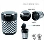 Wi̇mbledon Işıklı Küllük Metal iç Hazne / Damalı - Küllük