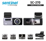 Senti̇nel Kayıt Ci̇hazı 4k 3.2" Dokunmati̇k Ekran 2 Kameralı - Araç İçi Kamera
