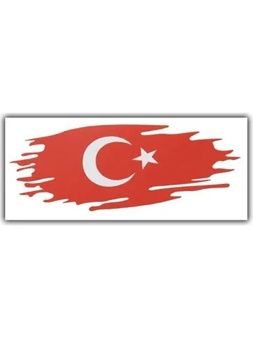 Türk Bayrağı Sticker / 22.5 cm - Arma & Sticker