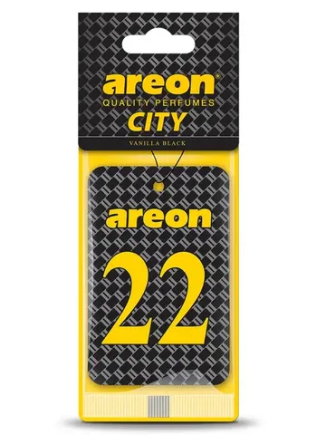 Areon City 22 Edirne Vanilla Black Oto Araç Kokusu - Asma Koku