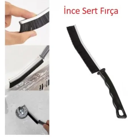 Derz Arası Banyo Mutfak Dar Alan İnce Temizlik Fırçası - Buz Kazıma & Fırça
