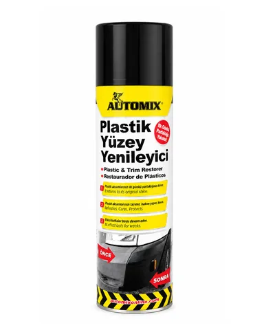Automix Plastik Yüzey Yenileyici 500 Ml - Oto Bakım & Temizlik