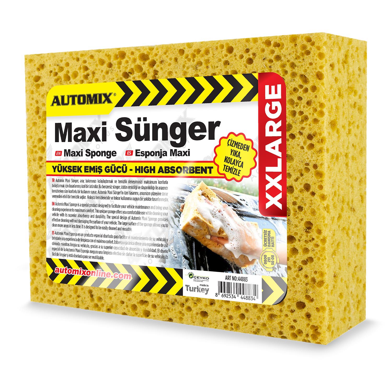 Automix Maxi Sünger 18 X 14 X 6,5 Cm - Sünger