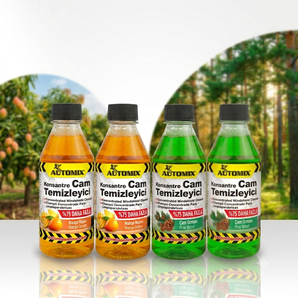 Automix Konsantre Cam Temizleyici 4lü Paket - 400 ML - Silecek Suyu